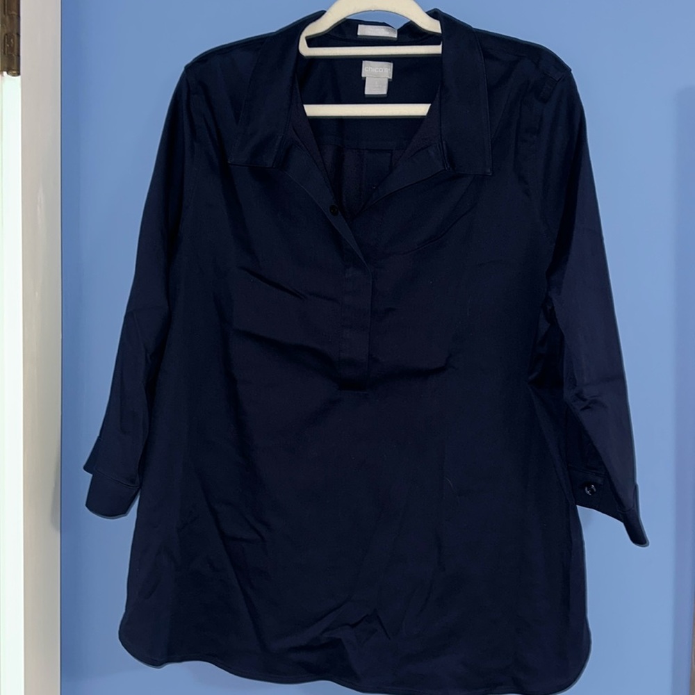 Chicos Button Down Blouse - image 1